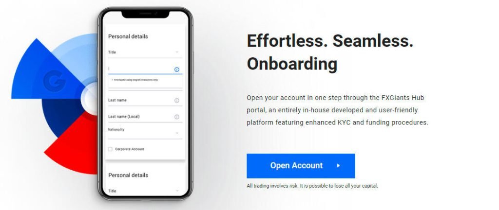 Opening account on FXGiants